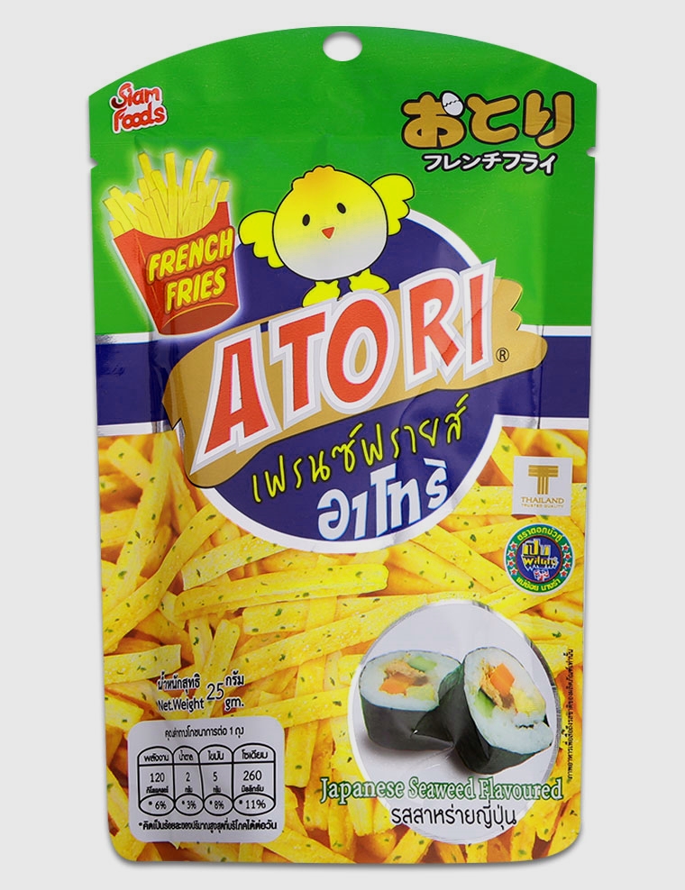 Snack bắp kiểu pháp vị rong biển nhật Atori 25g